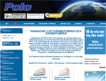 Tablet Screenshot of polo-ab.com